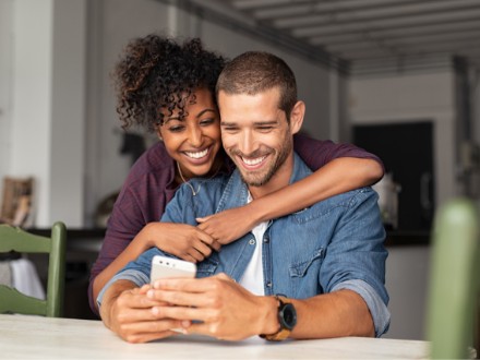 couple at home