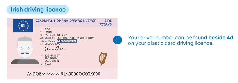 Irish Driver licence