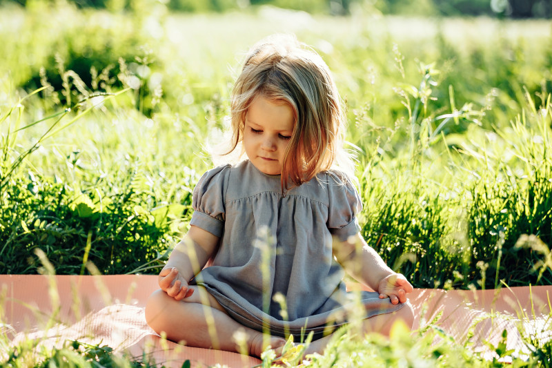 baby in the green